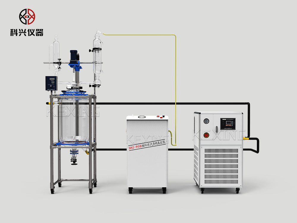 玻璃反應釜&低溫冷卻液循環(huán)泵